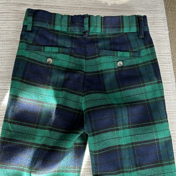 Janie and Jack Tartan Christmas pants! - Picture 3 of 3